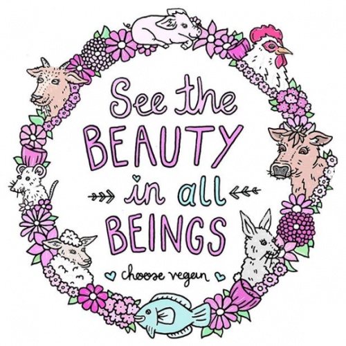See the Beauty in All Beings, Choose Vegan - Jessica Henderson
